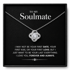To My Wonderful Soulmate - Love knot necklace