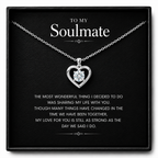 To My Wonderful Soulmate Forever Love Necklace