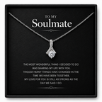 To My Wonderful Soulmate Alluring Beauty Necklace