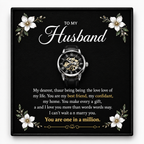 To My Wonderful Husband Openwork Watch