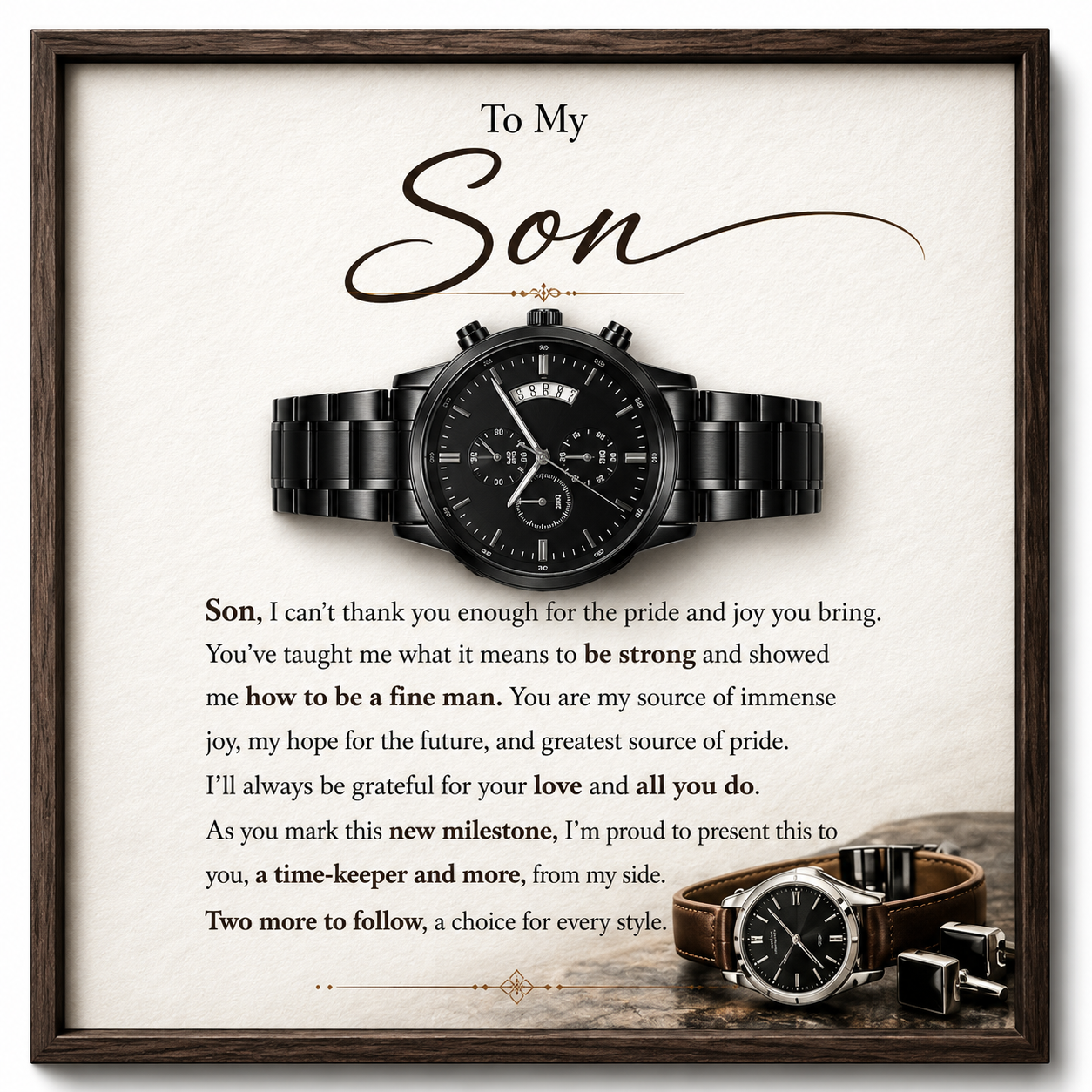 Chronograph Watch For Son