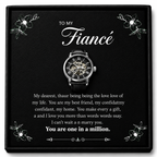 To My Wonderful Fiance Openwork Watch