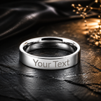Non-Message Card Engraved Women's Ring