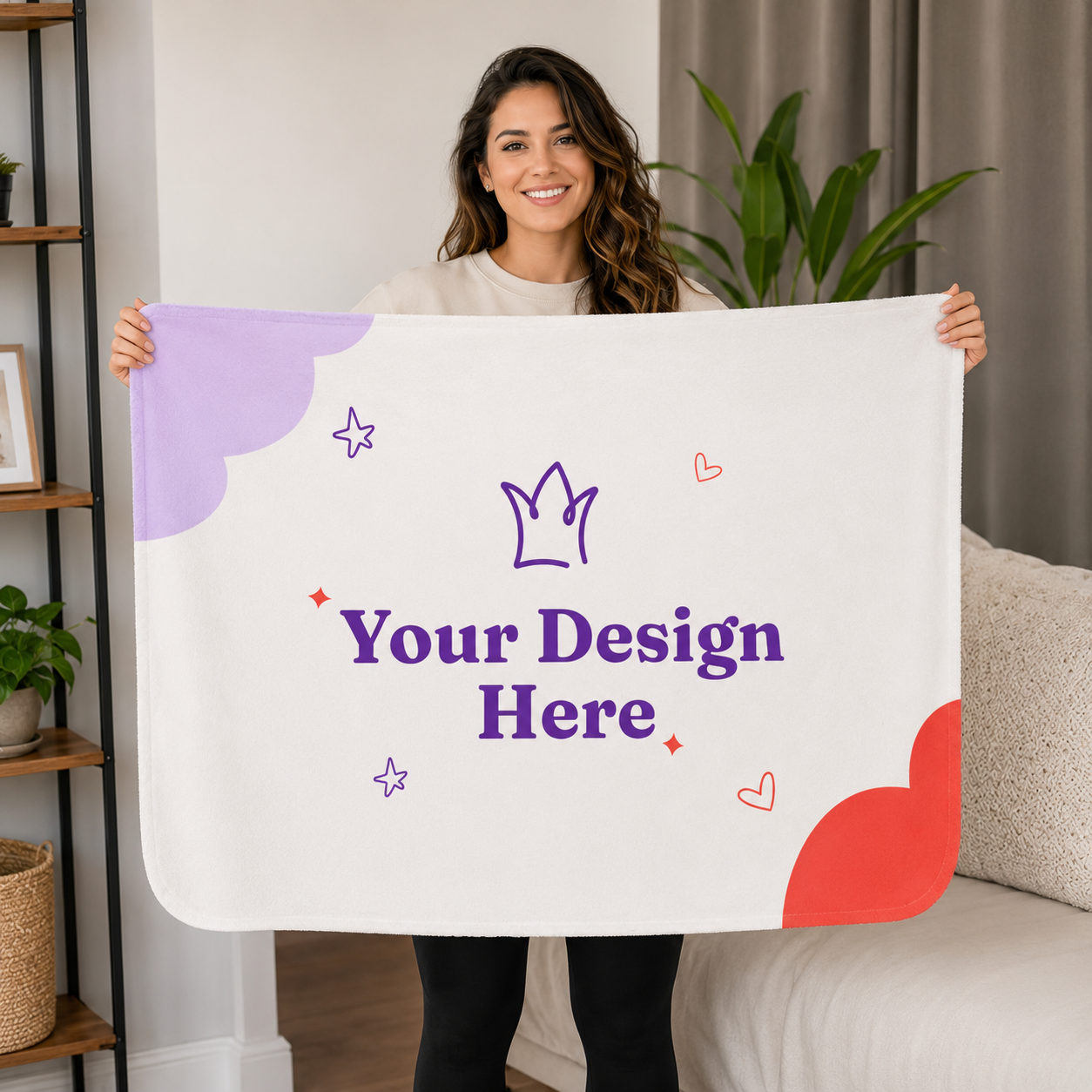 Sherpa Fleece Blanket (4:3)