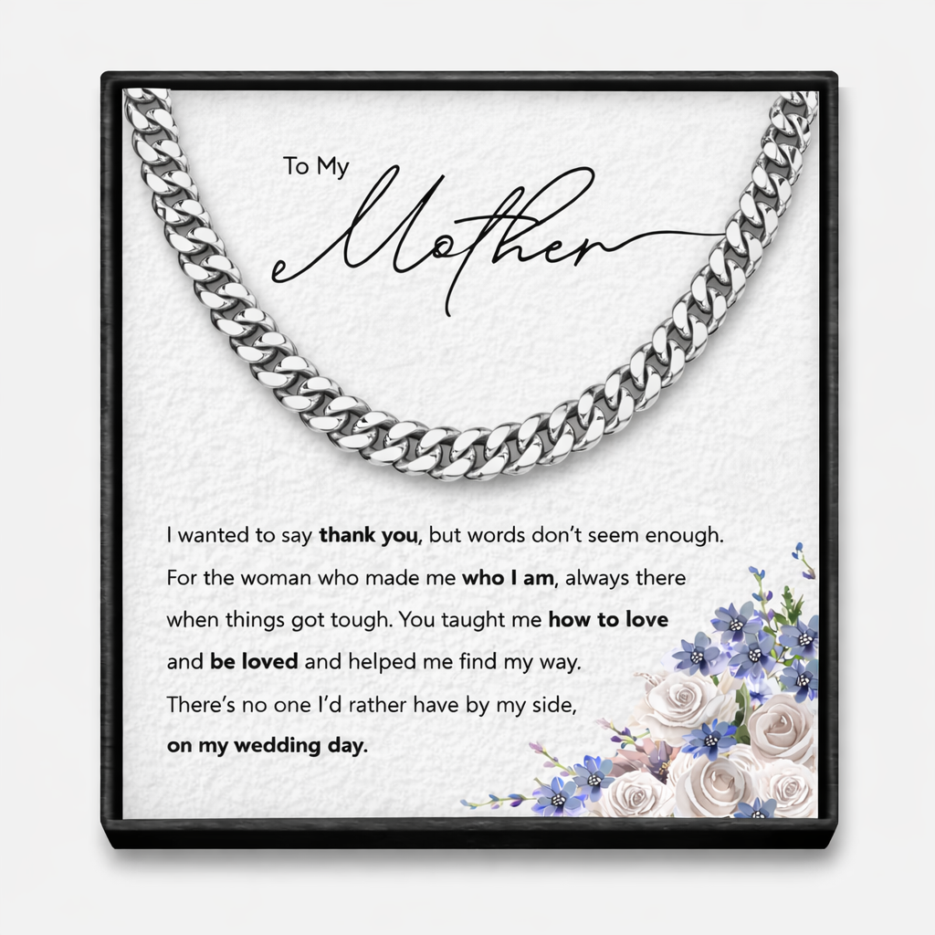 Cuban Link Chain  For Wedding