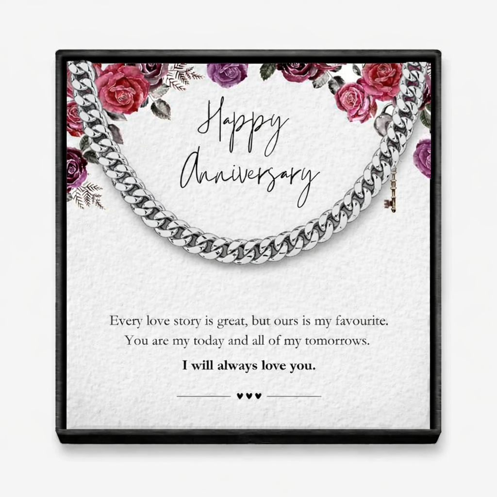 Cuban Link Chain  For Anniversary