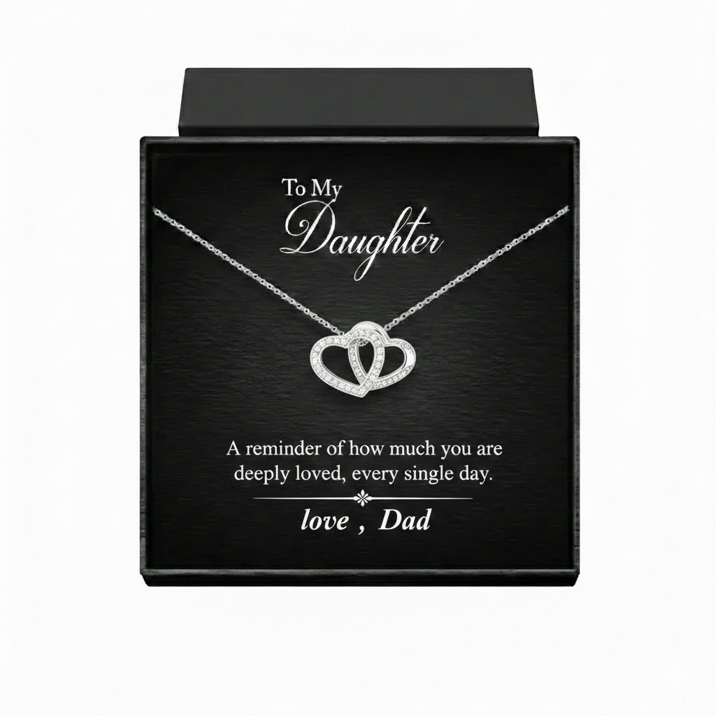Heart to Heart Necklace For Daughter