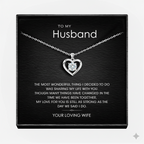 To My Wonderful Husband Forever Love Necklace