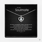 To My Wonderful Soulmate Forever Love Necklace