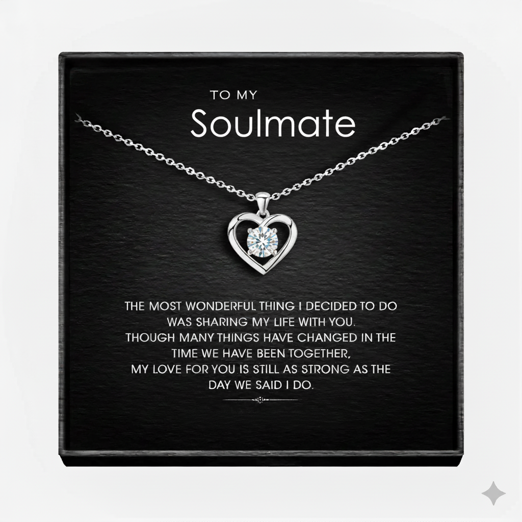 To My Wonderful Soulmate Forever Love Necklace