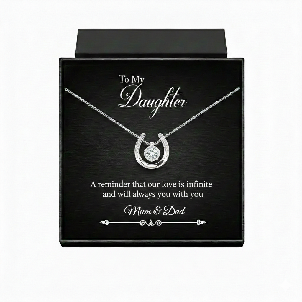 Lucky In Love Necklace For Daughter