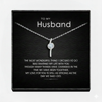 To My Wonderful Husband Alluring Beauty Necklace