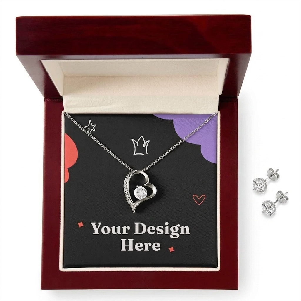 Forever Love Necklace & Earring Set