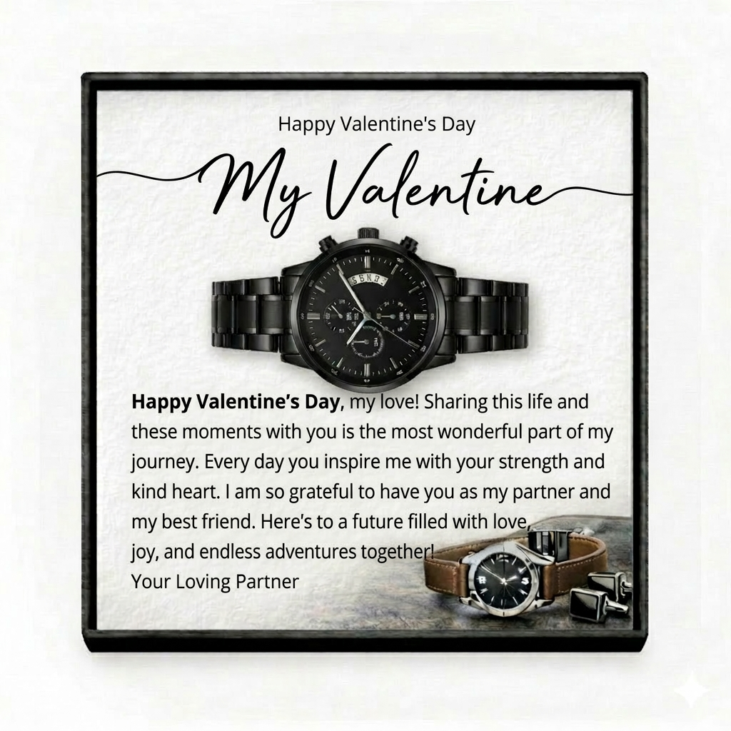Chronograph Watch For Valentine’s Day