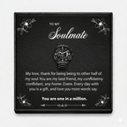 To My Wonderful Wife Black Chronograph Watch