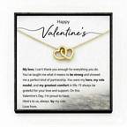 Interlocking Hearts Necklace  Valentine’s Day