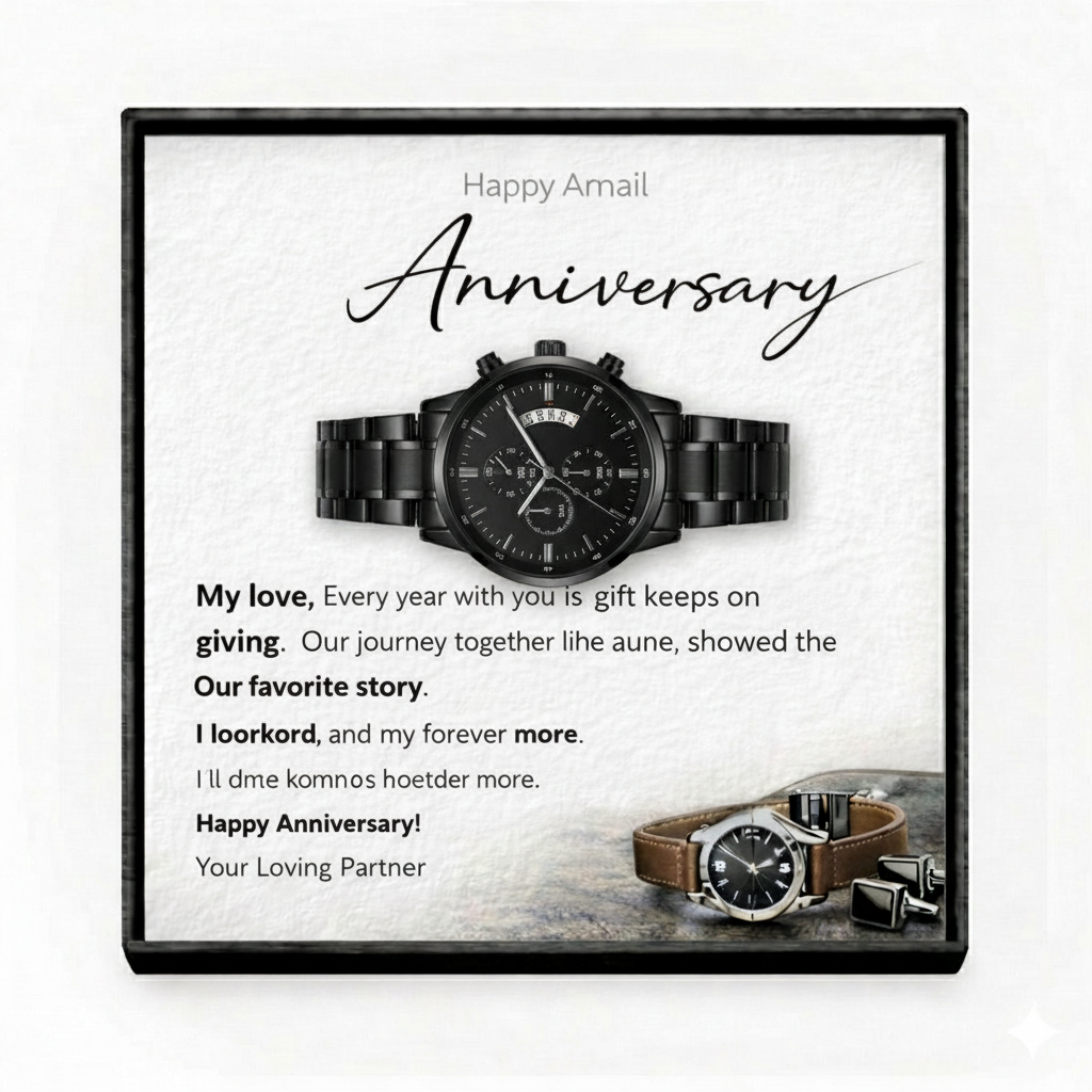 Chronograph Watch For Anniversary