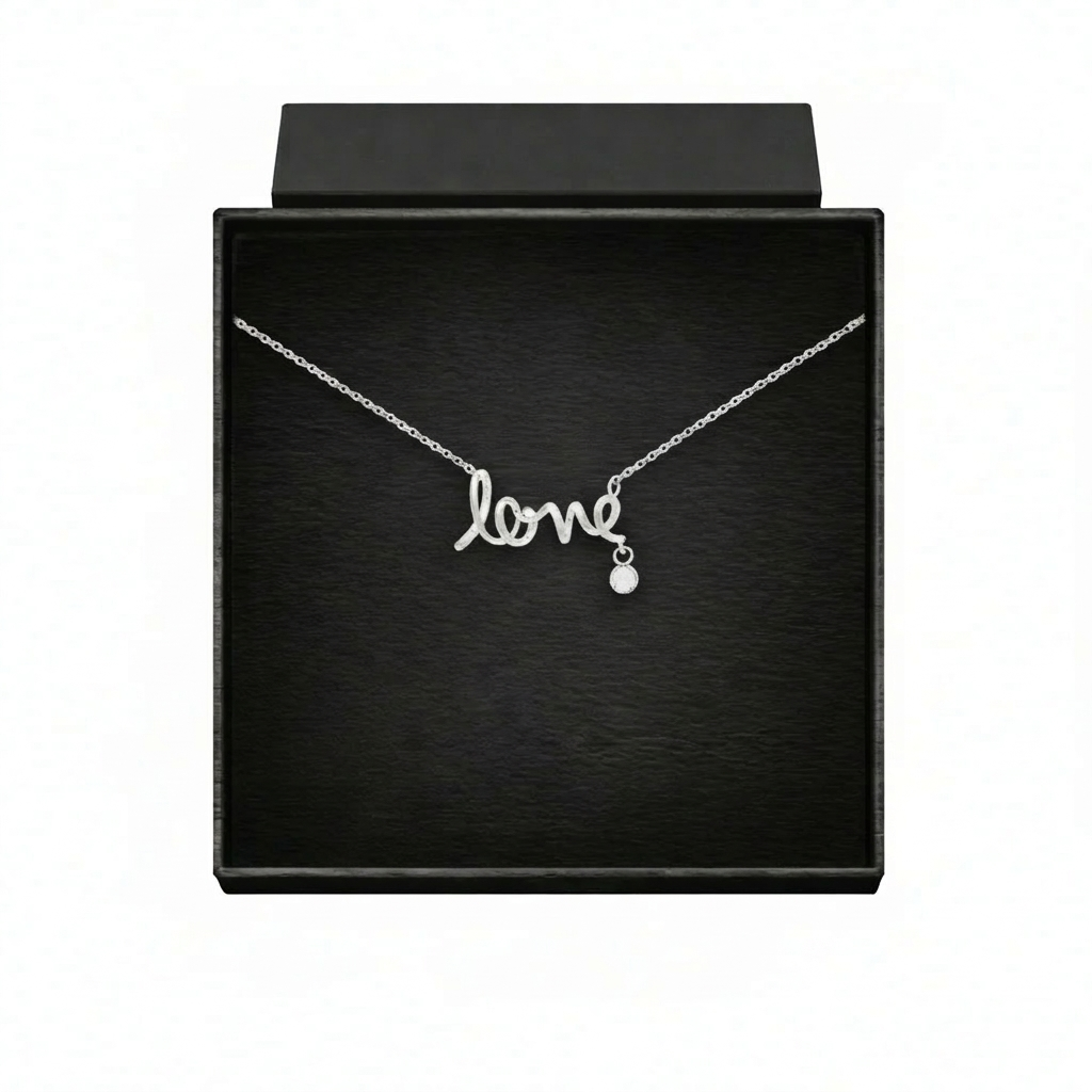 Scripted Love Necklace