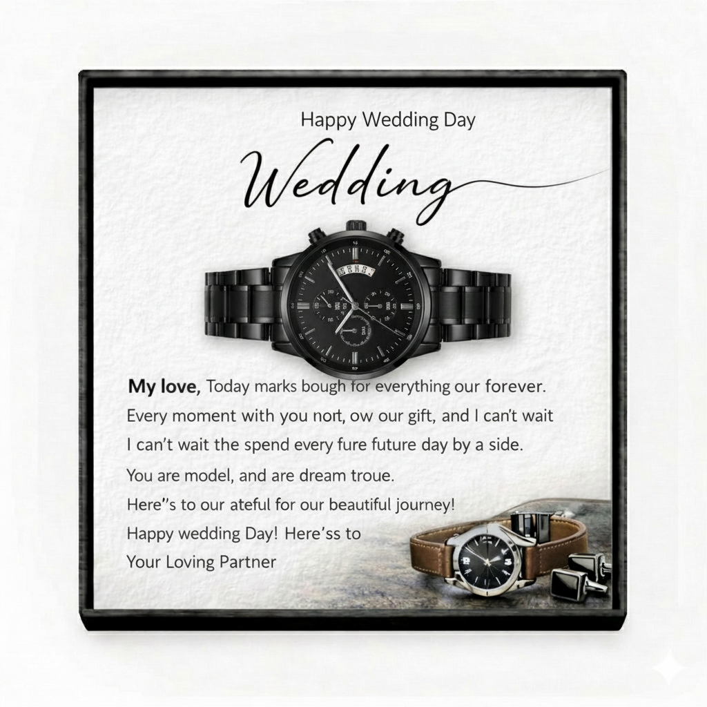 Chronograph Watch For Wedding