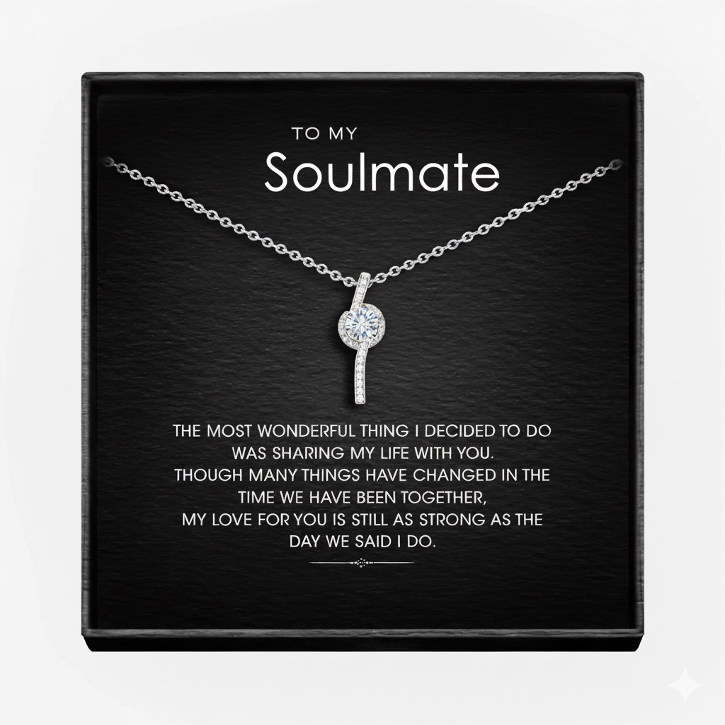 To My Wonderful Soulmate Alluring Beauty Necklace