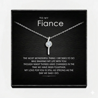 To My Wonderful Fiance Alluring Beauty Necklace