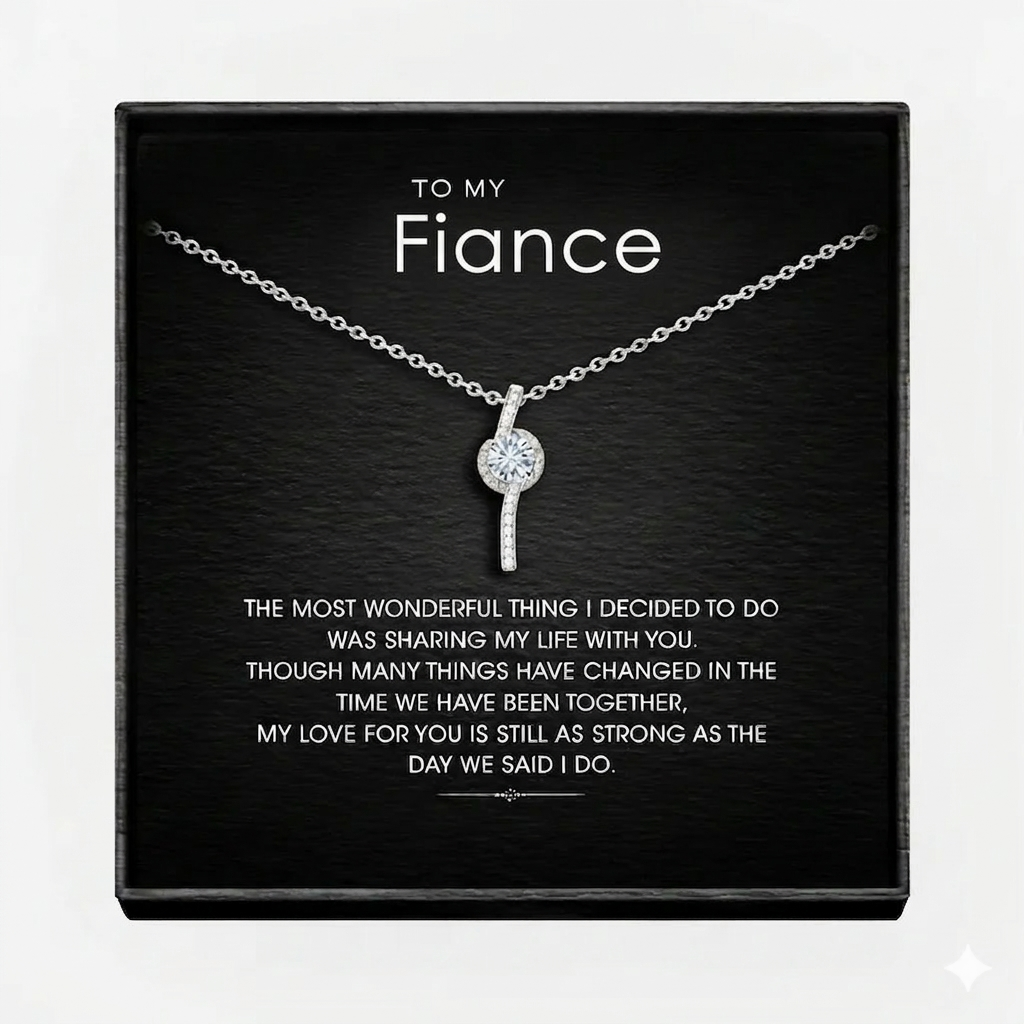 To My Wonderful Fiance Alluring Beauty Necklace