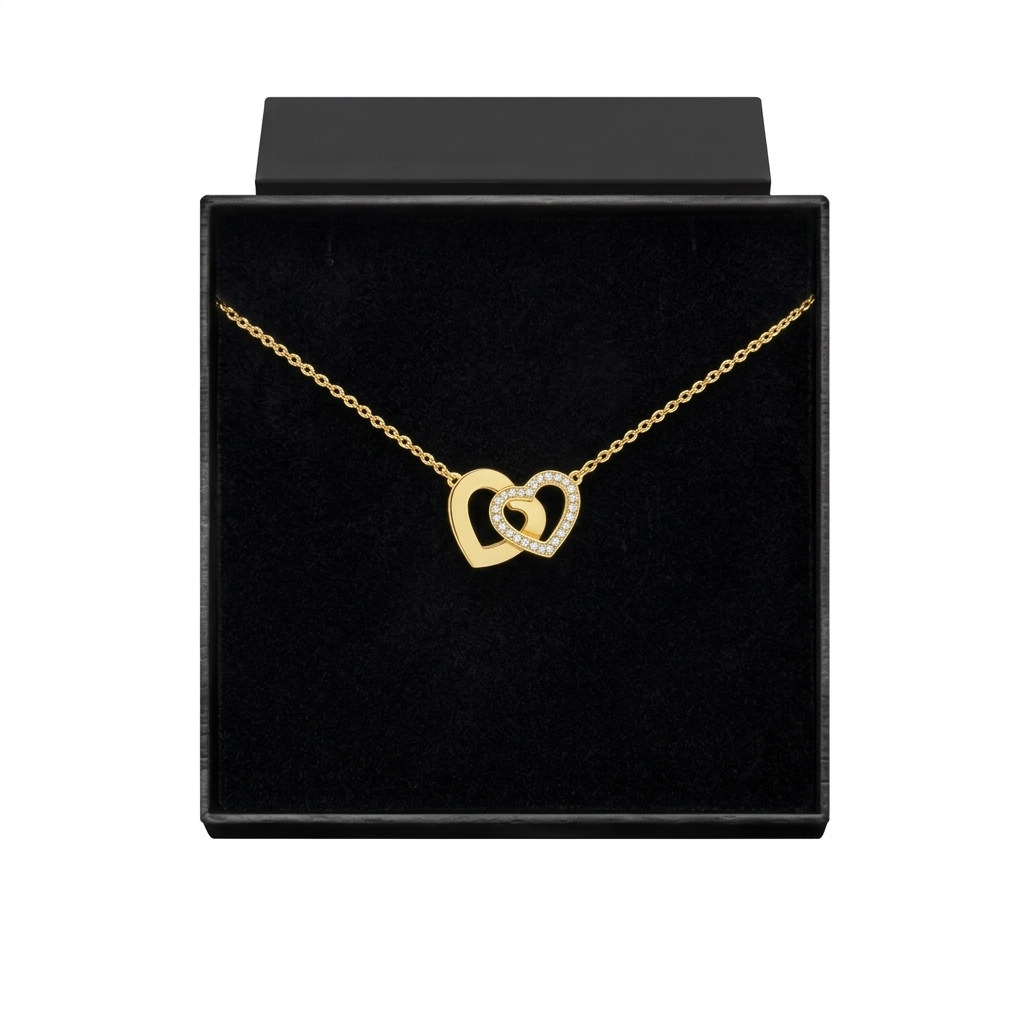 Interlocking Hearts Necklace