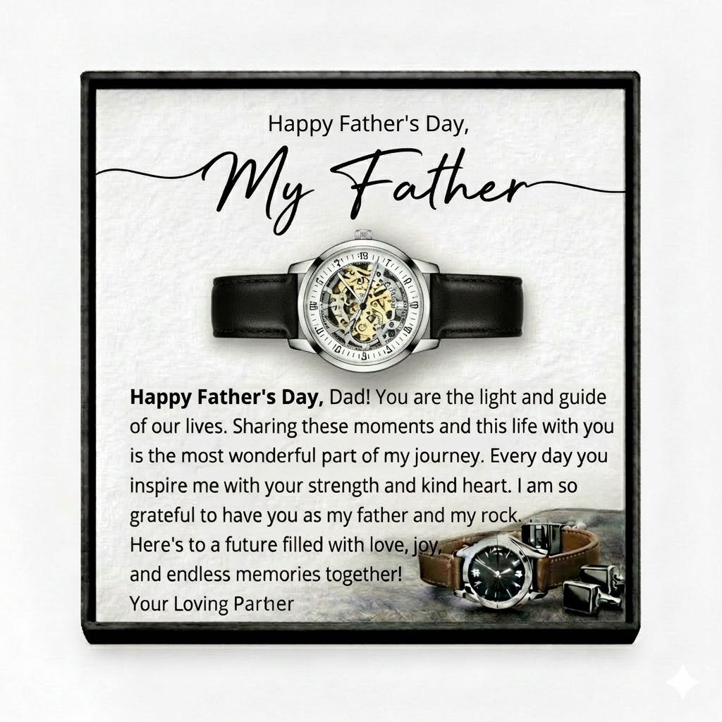 Open work watch For Father’s Day