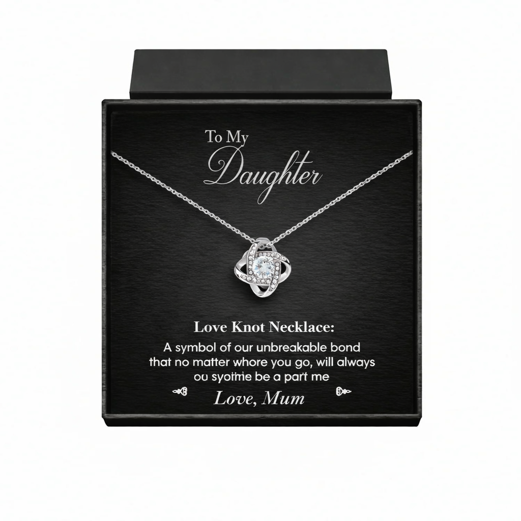 Love Knot Necklace For Doughter
