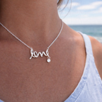 Scripted Love Necklace