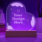 Engraved Acrylic Heart Plaque
