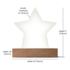 Acrylic Star Plaque