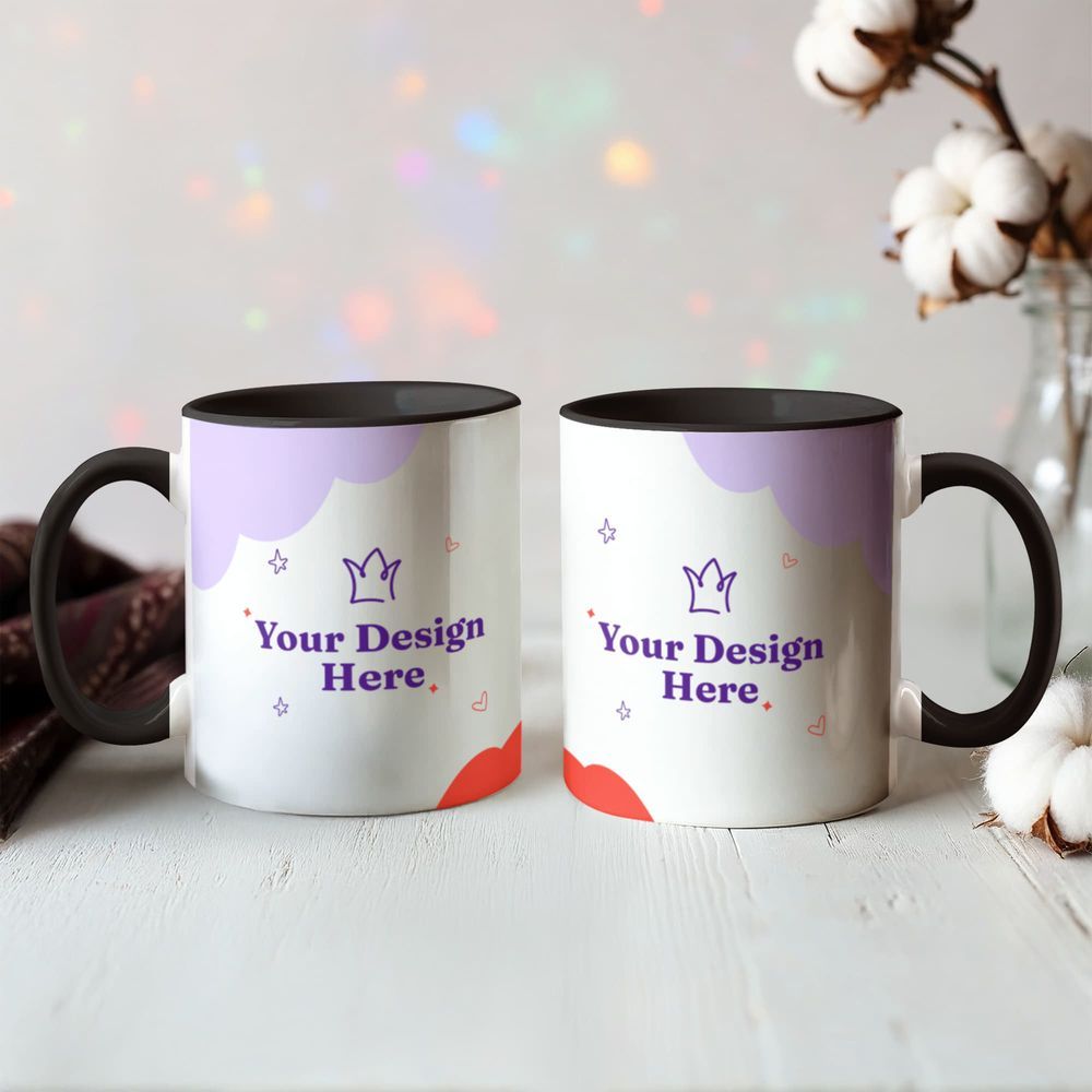 Color Accent Mugs