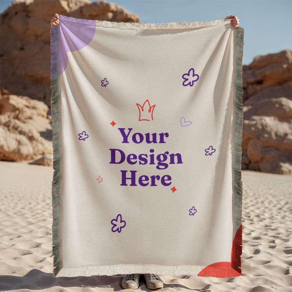 Printed Woven Blanket : Portrait