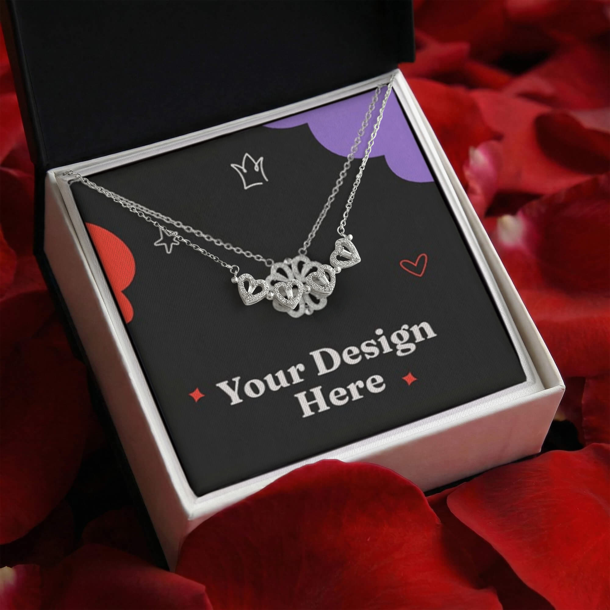 Magnetic Hearts Necklace