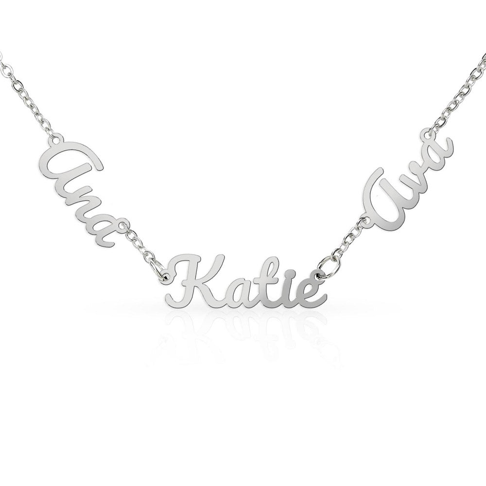 Multiple Name Necklace (No Message Card)