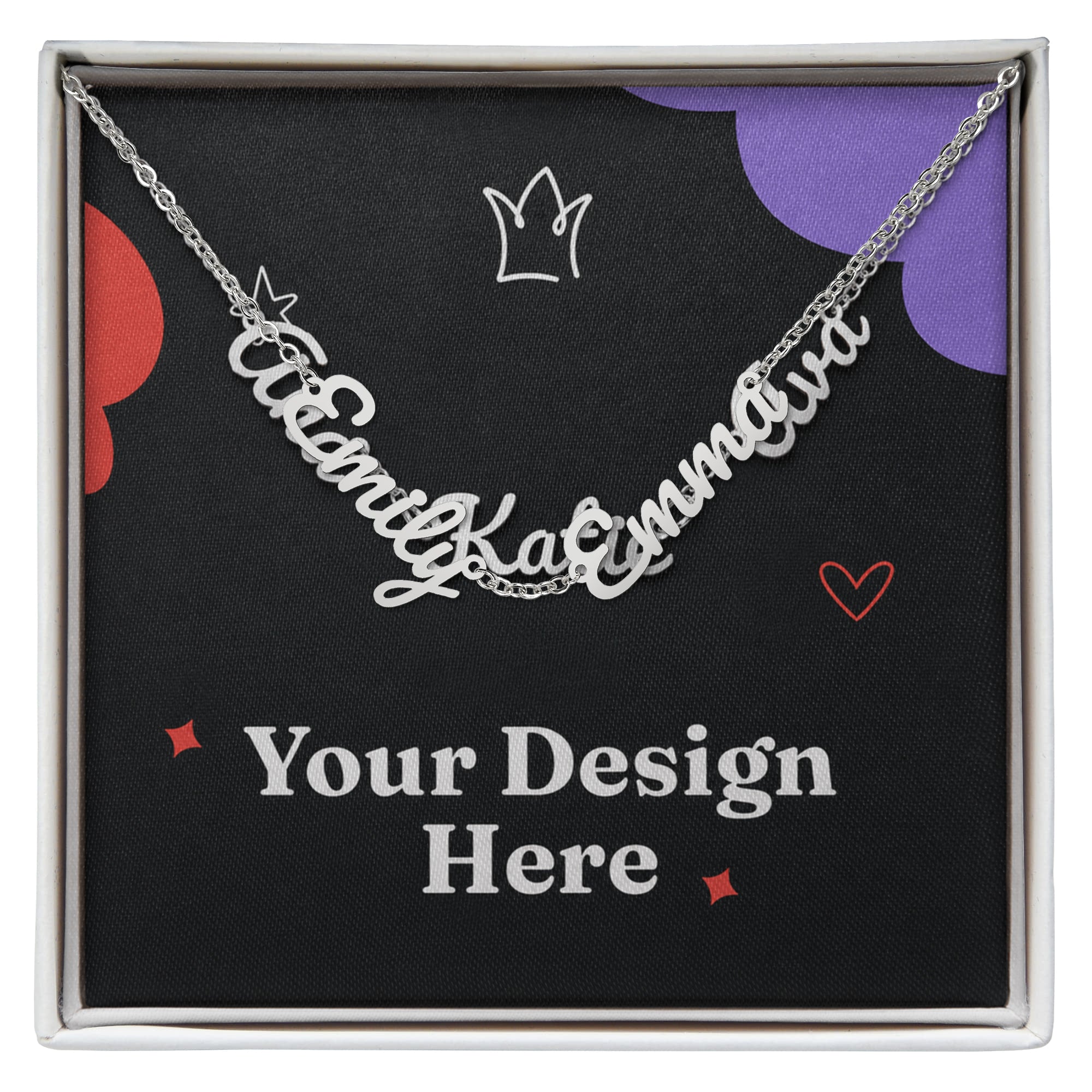 Multiple Name Necklace