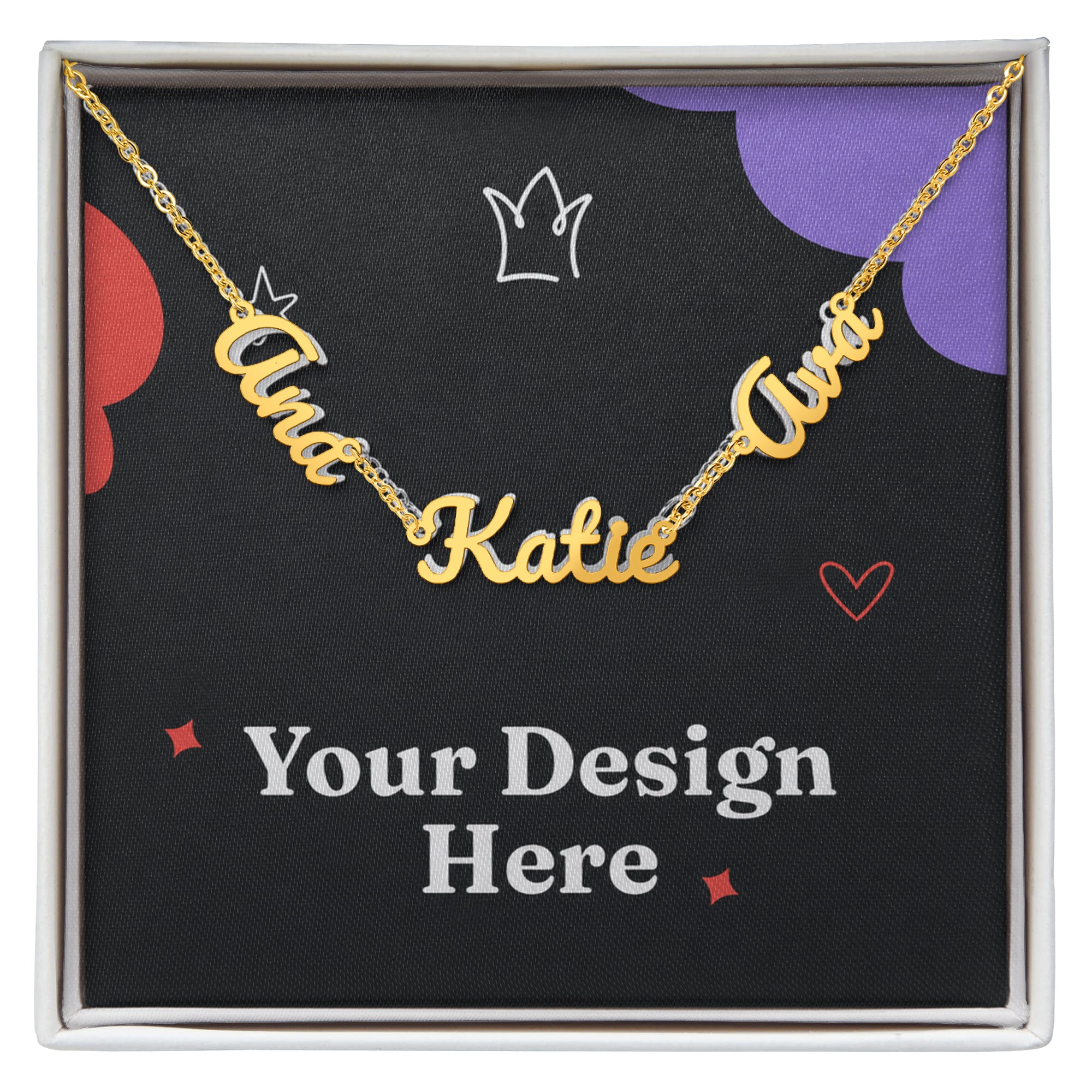 Multiple Name Necklace