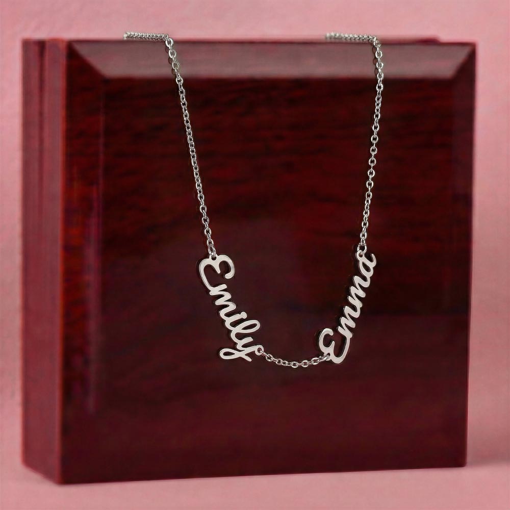 Multiple Name Necklace (No Message Card)