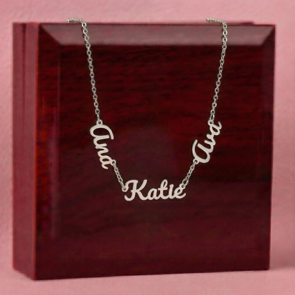 Multiple Name Necklace (No Message Card)