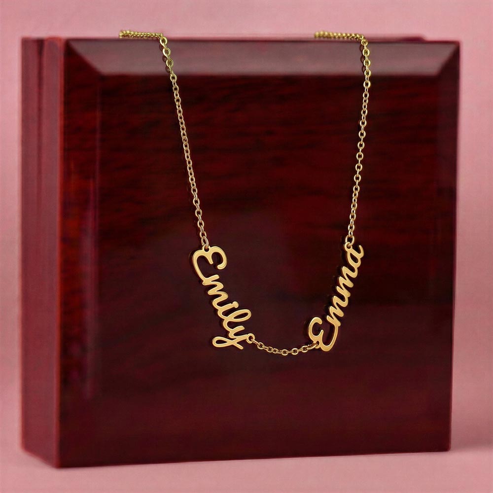 Multiple Name Necklace (No Message Card)
