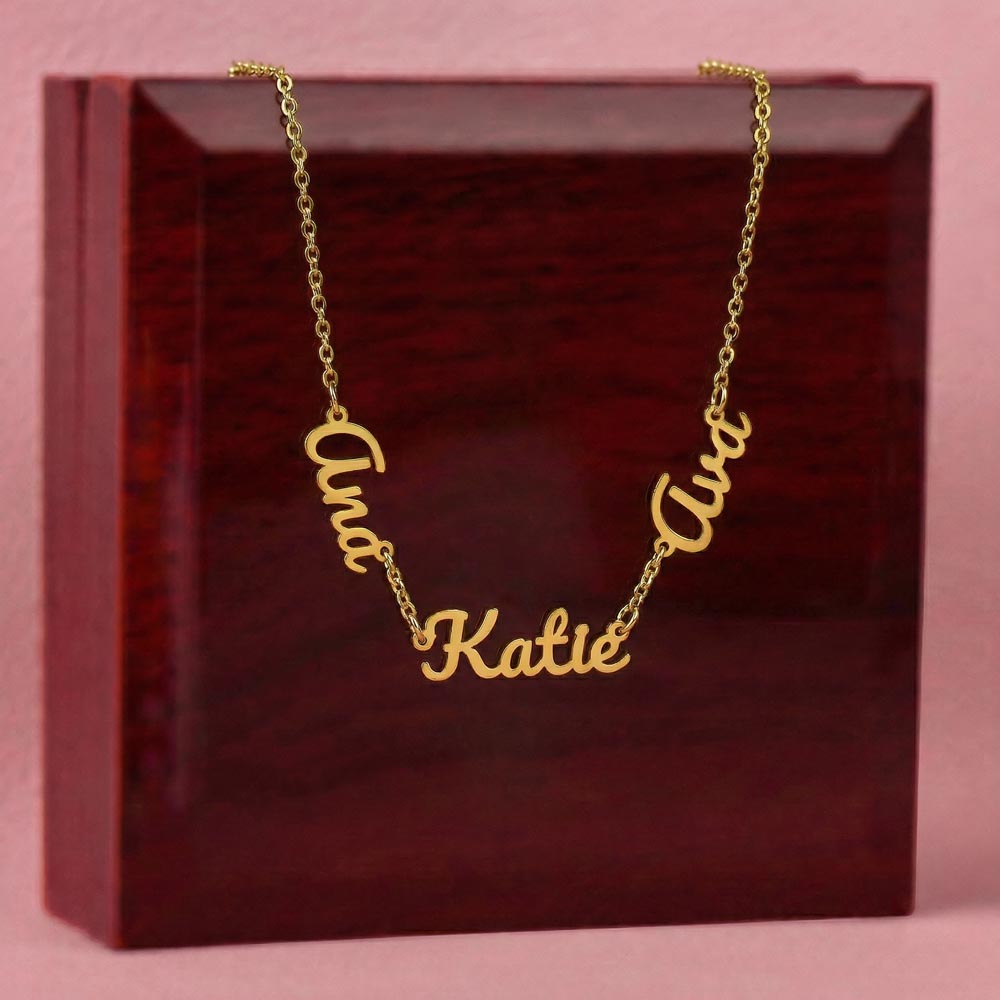 Multiple Name Necklace (No Message Card)