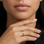 Non-Message Card Engraved Women's Ring
