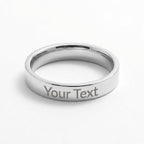 Non-Message Card Engraved Women's Ring
