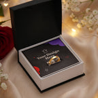 Engraved Women's Ring with Message Card