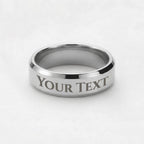 Engraved Men's Ring with Message Card