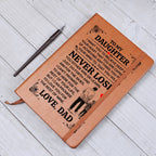 To My Daughter Promise – Leather Journal