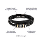 Last Forever Love You Forever (To My Grandson) – Bracelet