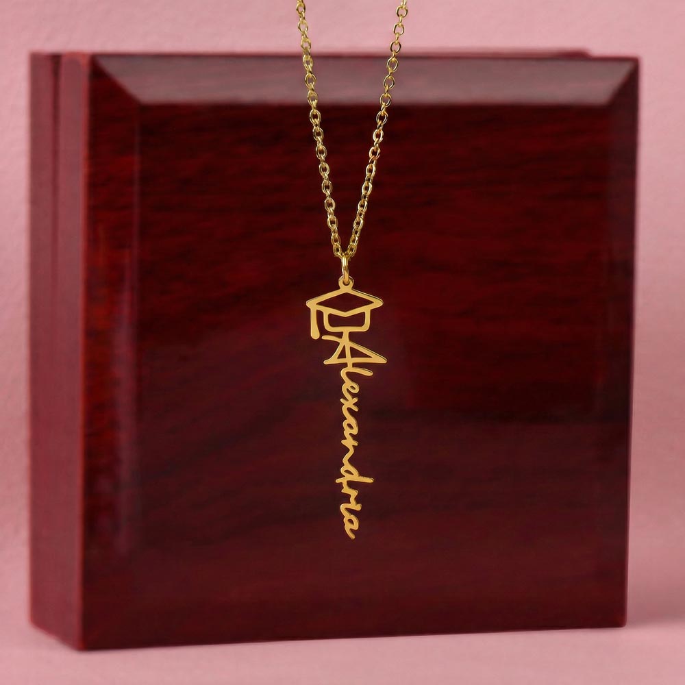 Graduation Cap Necklace