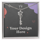 Graduation Cap Name Necklace